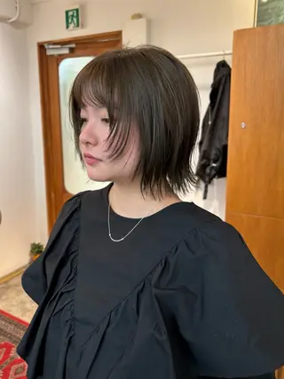ミディアム カラー ミカ🌟パーマ/ デジタルパーマのヘアスタイル