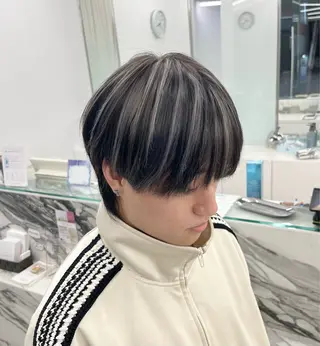 ショート カラー 💎メンズ特化🔥 カット/パーマのヘアスタイル