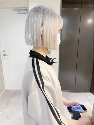 ショート カラー jill by gisel 博多のヘアスタイル