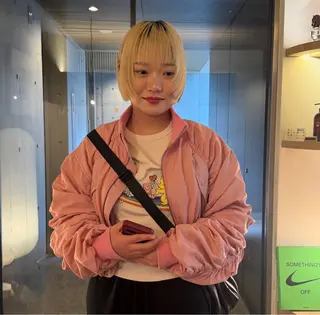 ショート ボブパーマ🥣KON コンナツミのヘアスタイル