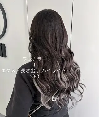 ミディアム カラー limitみづき🌙 レイヤーカットのヘアスタイル