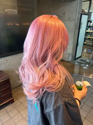 ロング カラー 只野 真衣のヘアスタイル