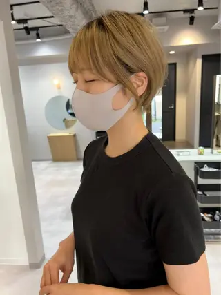 ショート 縮毛矯正 特化アツシのヘアスタイル