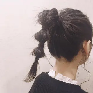 セミロング ヘアアレンジ Kirina/ 茨木/髪質改善のヘアスタイル