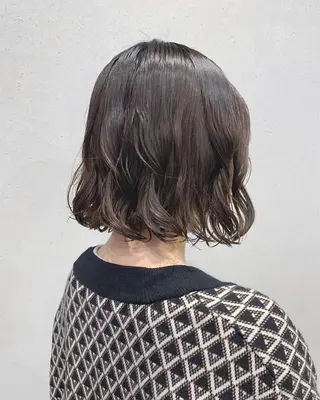 ショート パーマ ボブパーマコテ巻き風 パーマNo1深江秀平のヘアスタイル