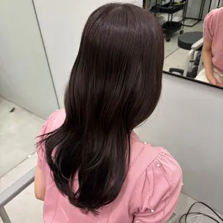 ミディアム カラー joule 藤原沙綾のヘアスタイル