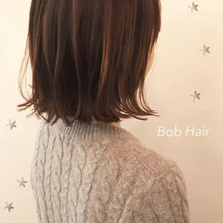 ミディアム 市川 千夏のヘアスタイル