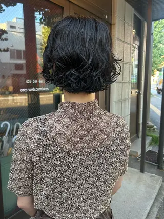 パーマ ORe'S HAIR BE GLaDまなみのヘアスタイル