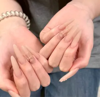 ネイル Nailグリン 🍑のネイルデザイン