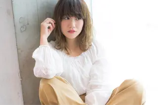 ミディアム カラー 髪質改善🌟 TAKERUのヘアスタイル