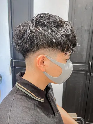 ショート パーマ メンズ メンズ特化 TAKE高崎のヘアスタイル