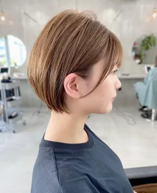 ショート カラー 👑ボブはお任せ ミヤノ👑のヘアスタイル