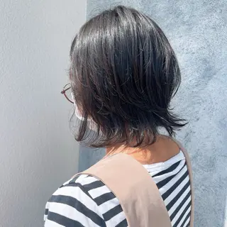 ミディアム たぢ みずほのヘアスタイル