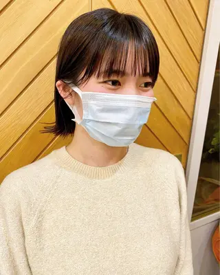 ミディアム 石川 尚哉のヘアスタイル