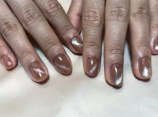 ネイル パラあり！フィルイン 美フォルムのネイルデザイン