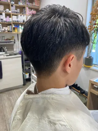 ショート 縮毛矯正 松崎祥のヘアスタイル
