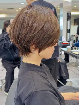 ショート 銀座/大人ショート /絶壁解消/若狭真央のヘアスタイル