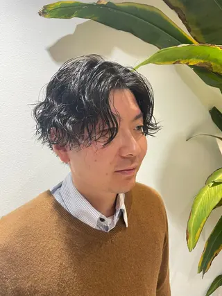 パーマ メンズ 守屋裕太/カット /パーマ/カラーのヘアスタイル
