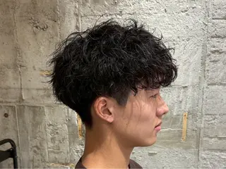 ショート パーマ メンズ 福田 世奈のヘアスタイル