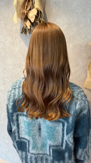 ロング カラー 入田 勝稔のヘアスタイル
