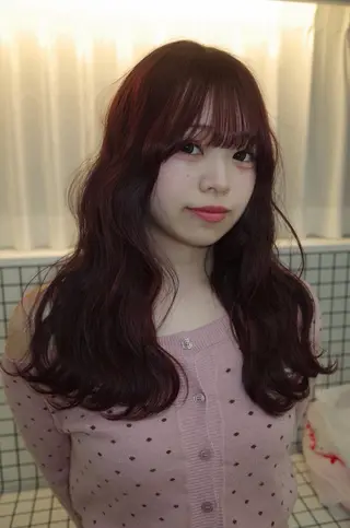 ロング カラー Momoka🪷 /ハイトーンのヘアスタイル
