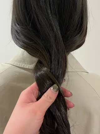 セミロング カラー 🟡ひろの/ツヤ カラー/髪質改善🟡のヘアスタイル