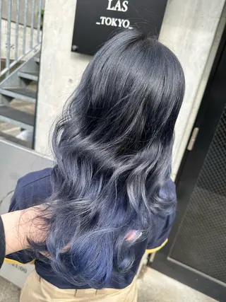 セミロング カラー 🫧透明感カラー/ エクステ🫧アサミ️のヘアスタイル