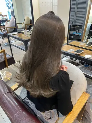 ロング カラー 🌻似合わせレイヤー ／骨格補正カット🍀のヘアスタイル