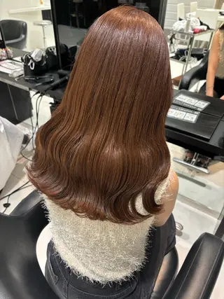 ロング 💞韓国カラー💞 あやかのヘアスタイル
