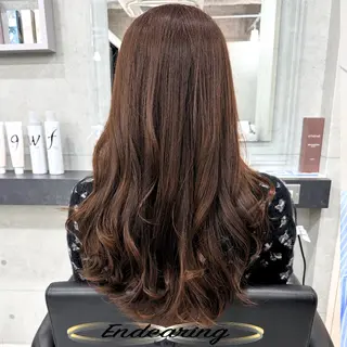 カラー Endearing 銀座/レイヤーカットのヘアスタイル