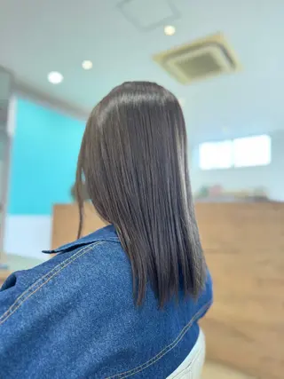 ミディアム カラー 佐藤留唯 似合わせ×アレンジのヘアスタイル