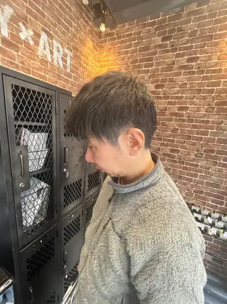ミディアム カラー パーマ ヘアアレンジ メンズ キッズ ネイル マツエク・マツパ アイブロウ 久木原 ゆりのヘアスタイル