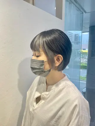 ショート 前田 菜奈子のヘアスタイル