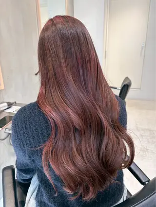 ロング カラー 宮田 眞咲のヘアスタイル