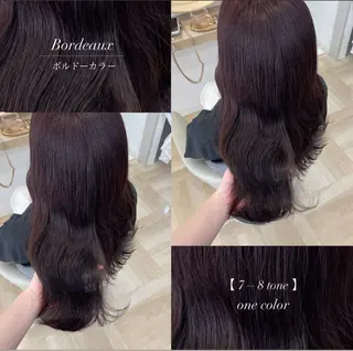 ミディアム 川下 葉音のヘアスタイル