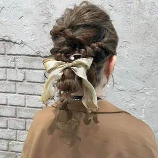 ミディアム 荒川 ひなの 新川崎のヘアスタイル