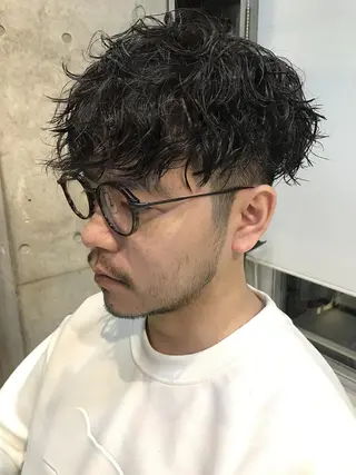 ショート パーマ メンズ SENTA✨メンズ パーマ✨fifth栄のヘアスタイル