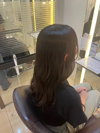 セミロング 🎀ноиокa🎀 レイヤー×暖色カラーのヘアスタイル
