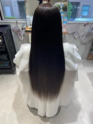 ロング 代表　しみず としやのヘアスタイル