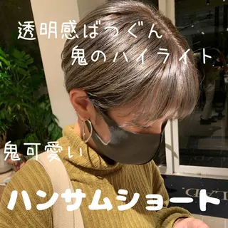 ショート カラー 【ロングウルフカット 姫カット】伊藤裕哉のヘアスタイル