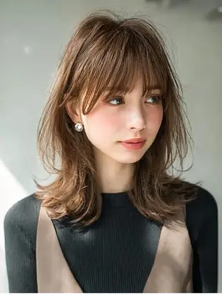 ミディアム 生艶髪&レイヤー🔔 渋谷お薦めNo.1✨のヘアスタイル