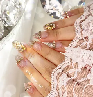 ネイル 24時まで❤︎韓国、 ワンホンネイルのネイルデザイン