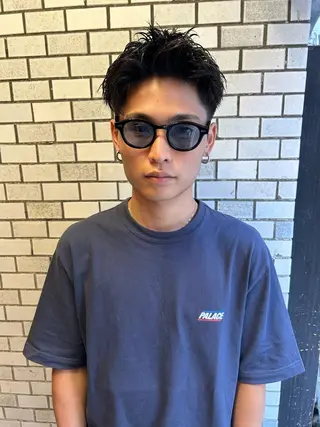 ショート パーマ メンズ 💈メンズ短髪特化 ✂︎伊藤大輝💈のヘアスタイル