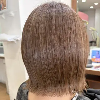 カラー ミディアム 縮毛矯正/ワンカラー モデル募集🫧田村のヘアスタイル