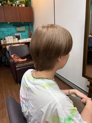ショート カラー 🎗️かとう しほ🎗️のヘアスタイル