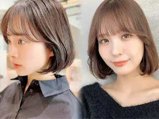 ショート カラー 巻ける縮毛矯正✨ ボブ/ショートともきのヘアスタイル