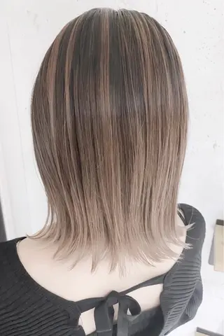 ショート カラー バレイヤージュ 藤沢 髪質改善 竹内ケンゴのヘアスタイル
