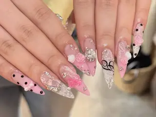 ネイル Sora nail 長さ出し専門店のネイルデザイン