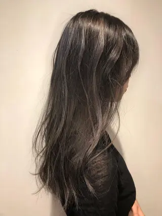 ロング カラー 高山🐬髪質改善 池袋で縮毛矯正のヘアスタイル