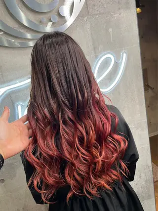 ロング カラー メンズ💫カット& パーマ💫takaのヘアスタイル